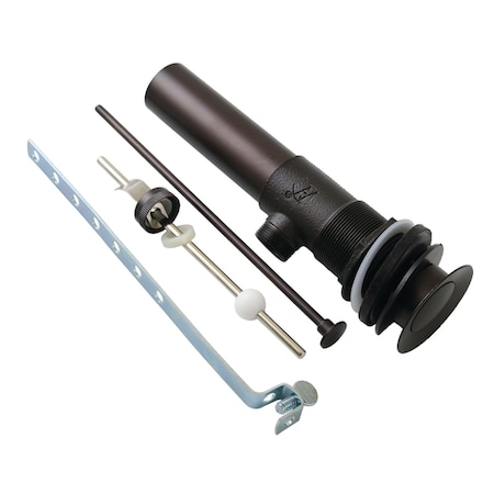 Kingston Brass Brass PopUp Drain with Overflow, 22 Gauge, Oil Rubbed Bronze KB1115